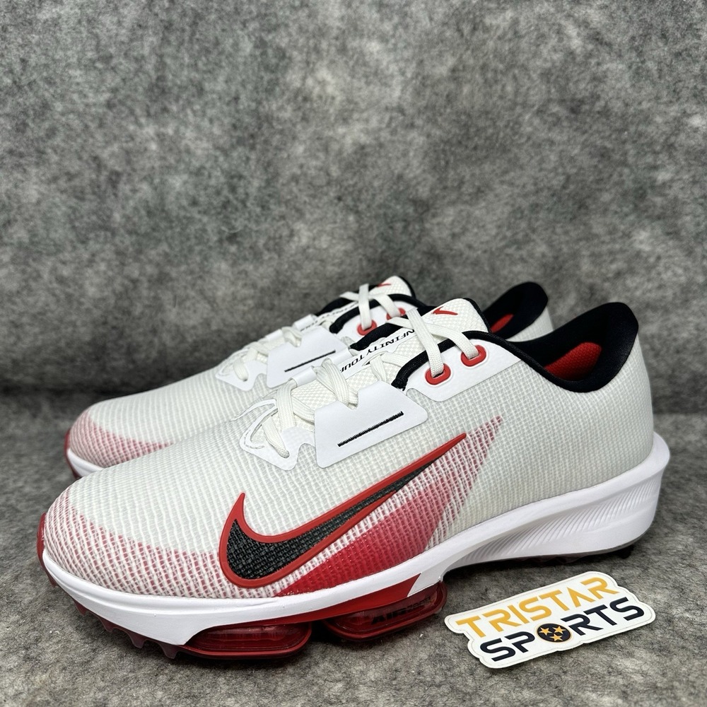 Nike Air Zoom Infinity Tour 2 Golf Shoes Mens Size 11 White Red Black FD0217-101